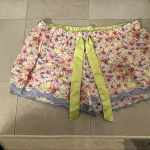 Floral Victoria’s Secret sleep shorts